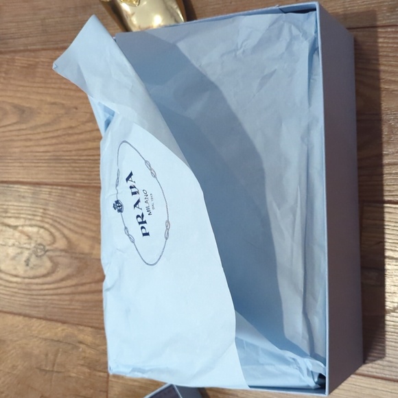 Prada Ballet Flats Gold Leather - Picture 9 of 11